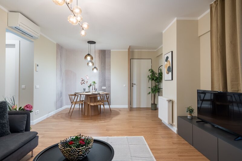 Parc Verdi comision 0% pt 3 cam superb 75mp, vedere lac, complet mobilat/ utilat