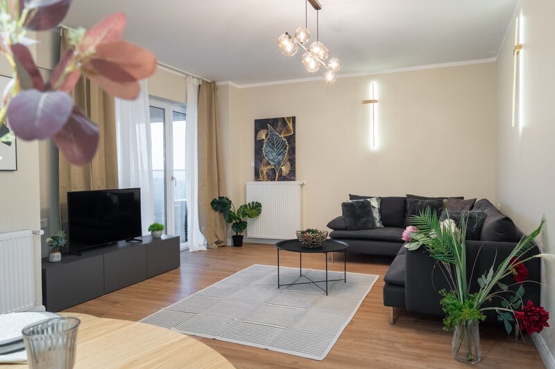 Floreasca comision 0%- Parc Verdi Apt 3 cam superb 75mp, vedere lac, complet mobilat/utilat